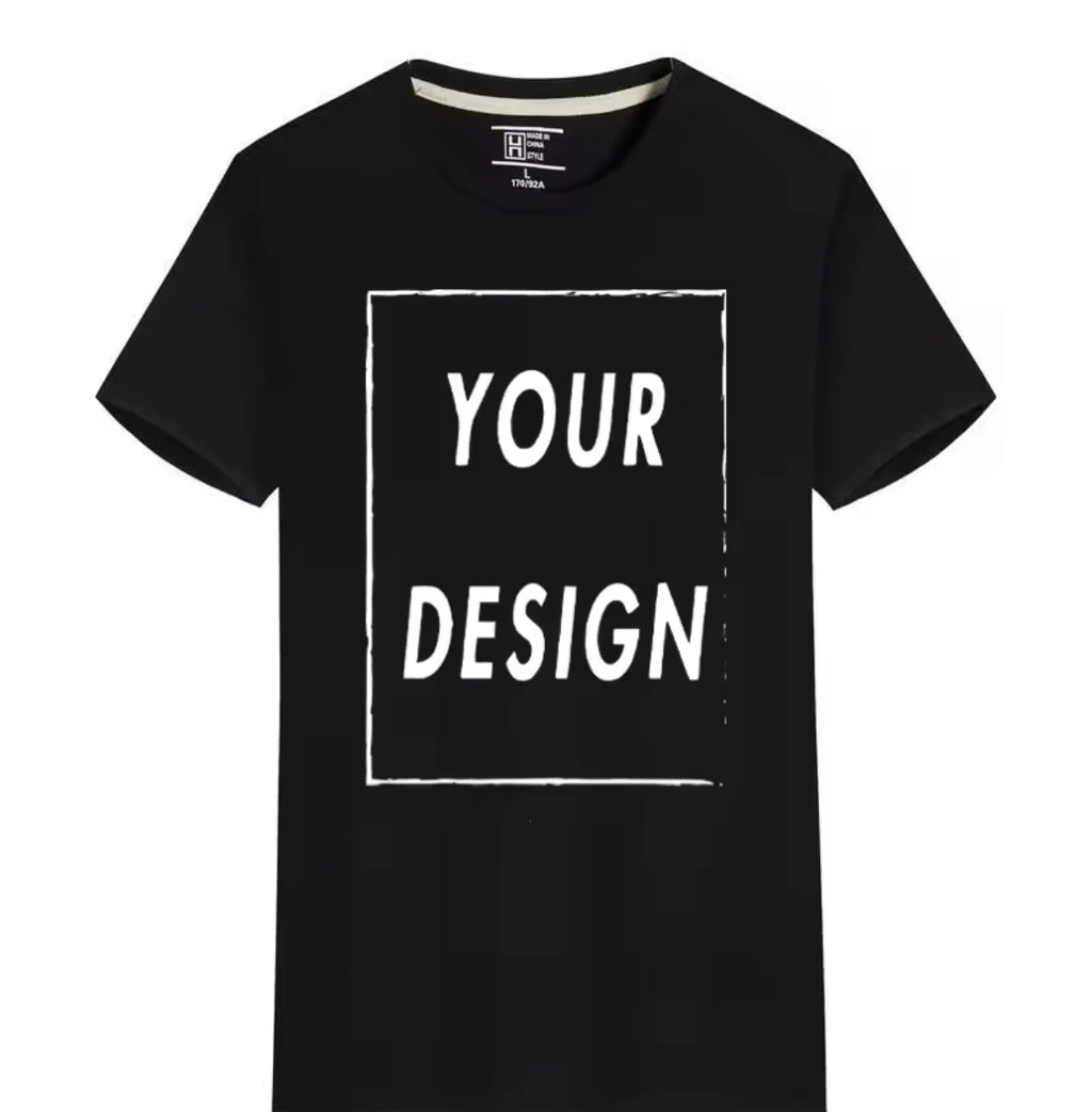 Custom Quick-Dry T-Shirt with Logo & Text – Unisex Short Sleeve