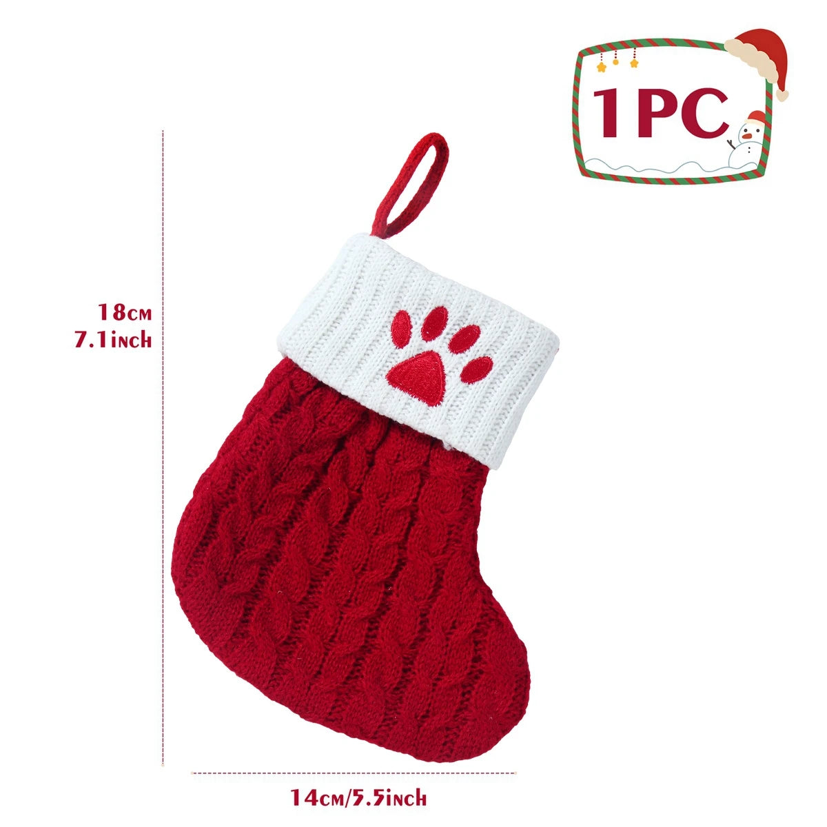 Custom Christmas Stocking with Name – Personalized Holiday Gift 2025