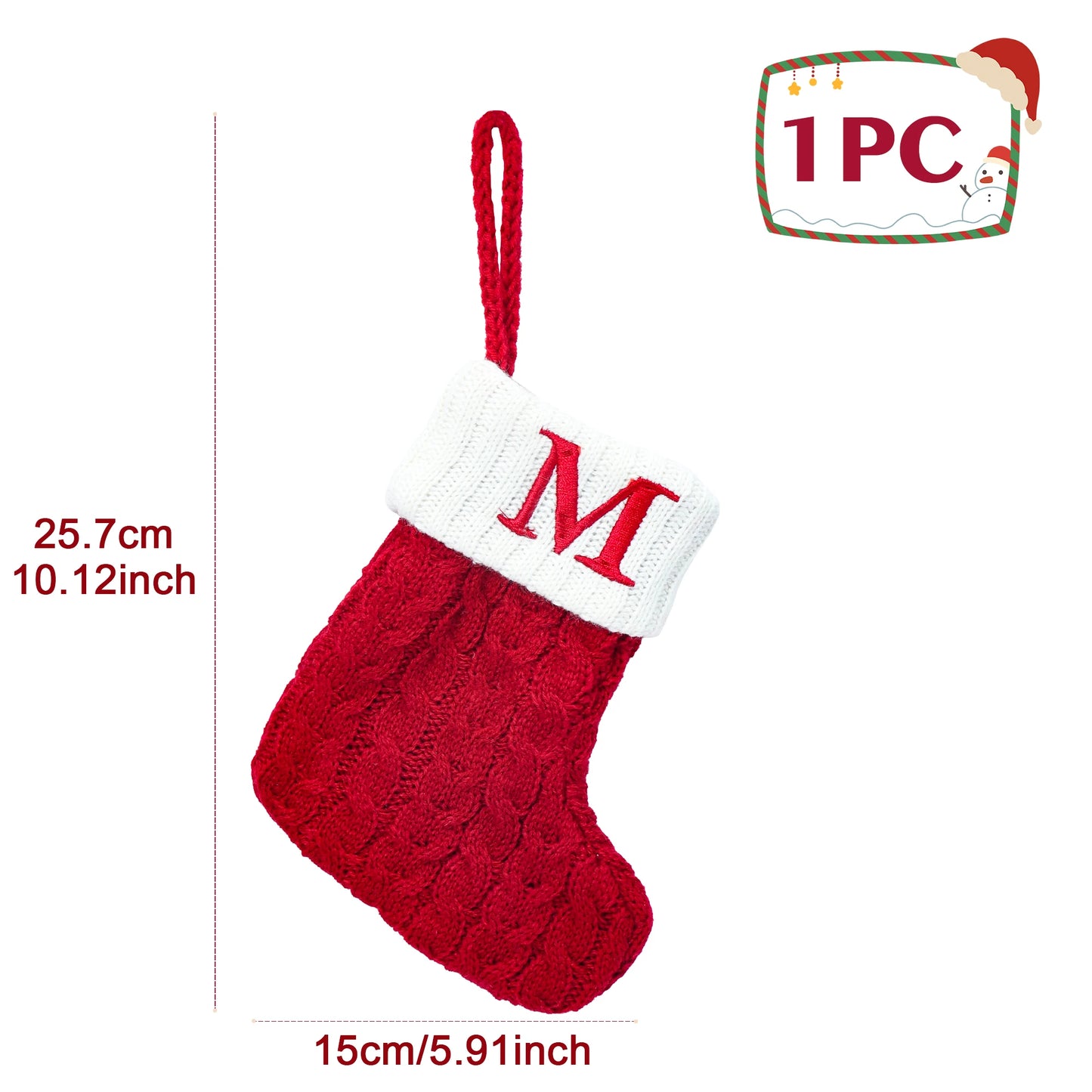Custom Christmas Stocking with Name – Personalized Holiday Gift 2025