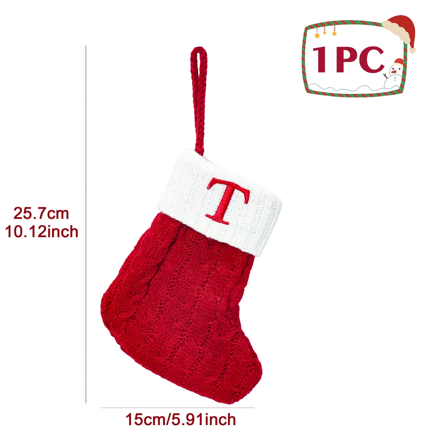 Custom Christmas Stocking with Name – Personalized Holiday Gift 2025