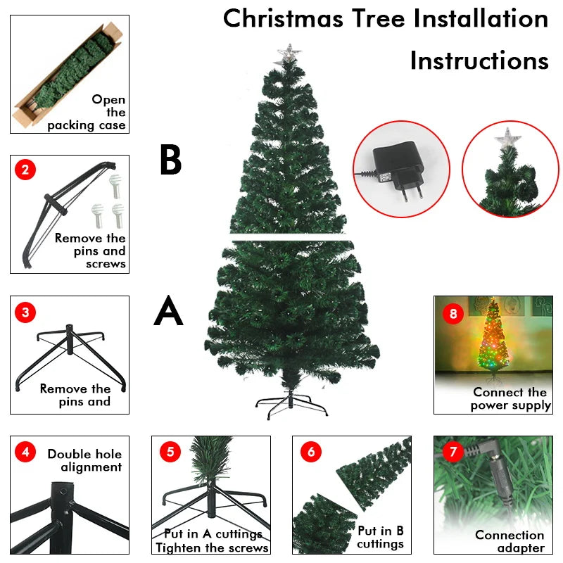 90cm-240cm Christmas tree PVC Green Tree Christmas Artificial Tree,Christmas tree Indoor Outdoor DIY Christmas tree
