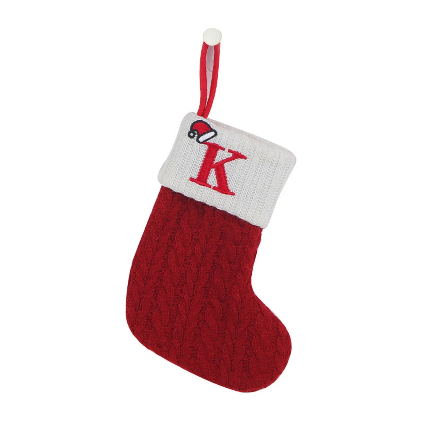 Mini Custom Christmas Stocking Embroidered Name Holiday Gift Socks