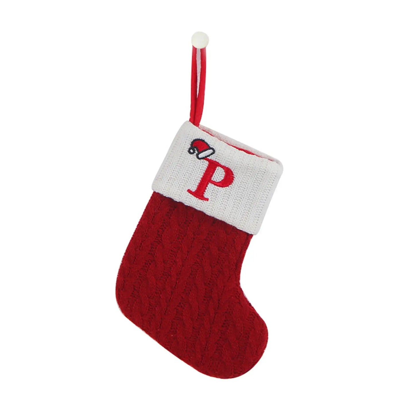 Mini Custom Christmas Stocking Embroidered Name Holiday Gift Socks