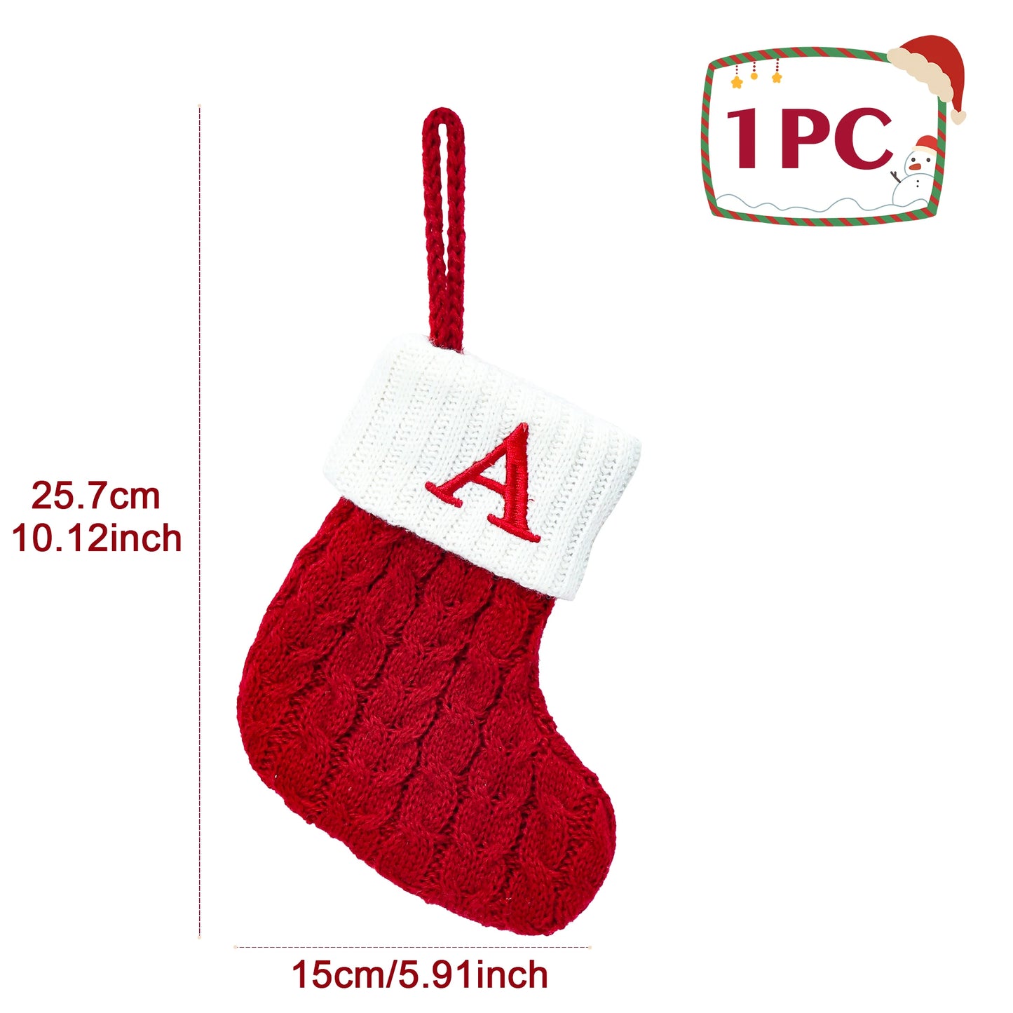 Custom Christmas Stocking with Name – Personalized Holiday Gift 2025
