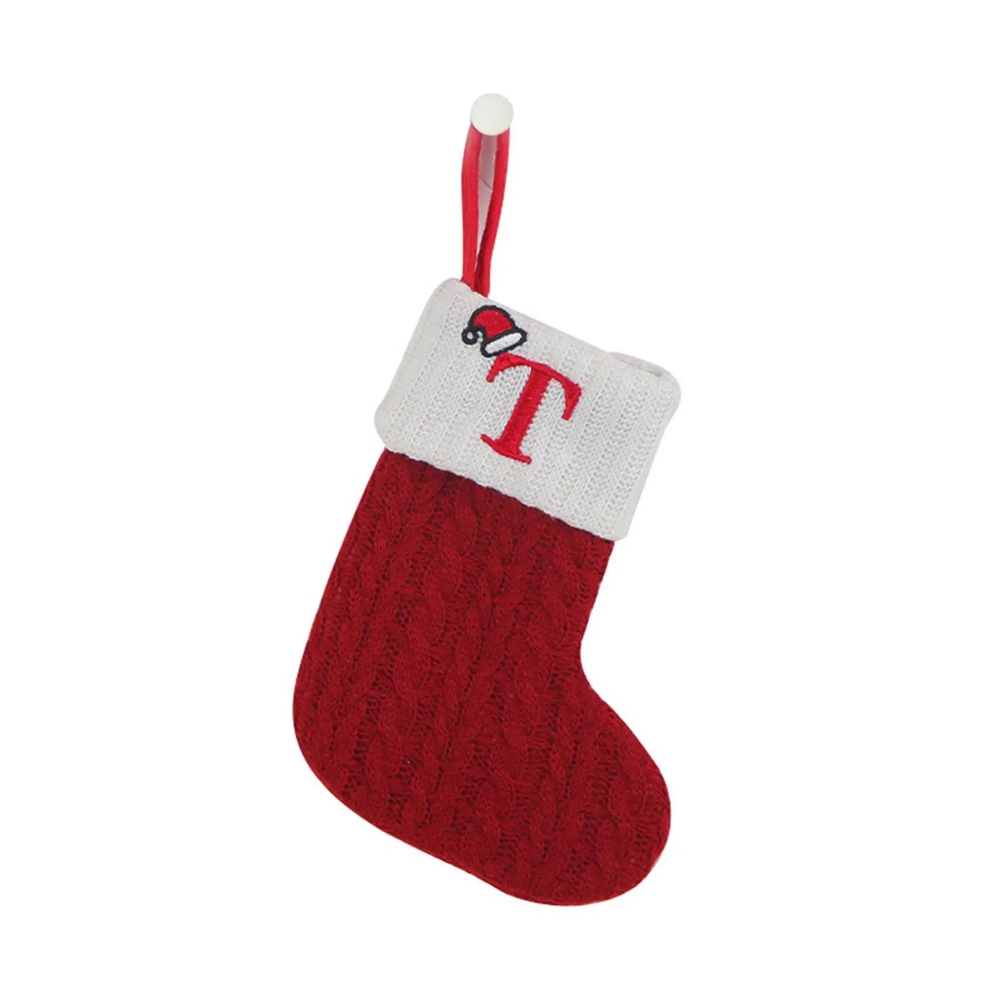 Mini Custom Christmas Stocking Embroidered Name Holiday Gift Socks
