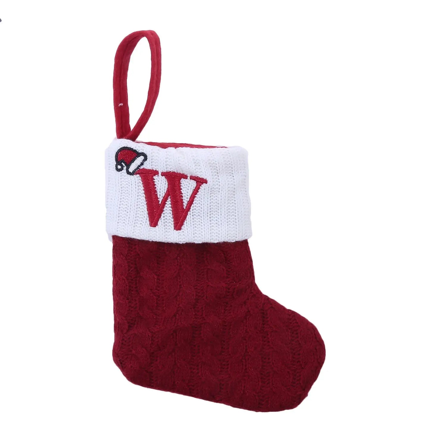 Mini Custom Christmas Stocking Embroidered Name Holiday Gift Socks