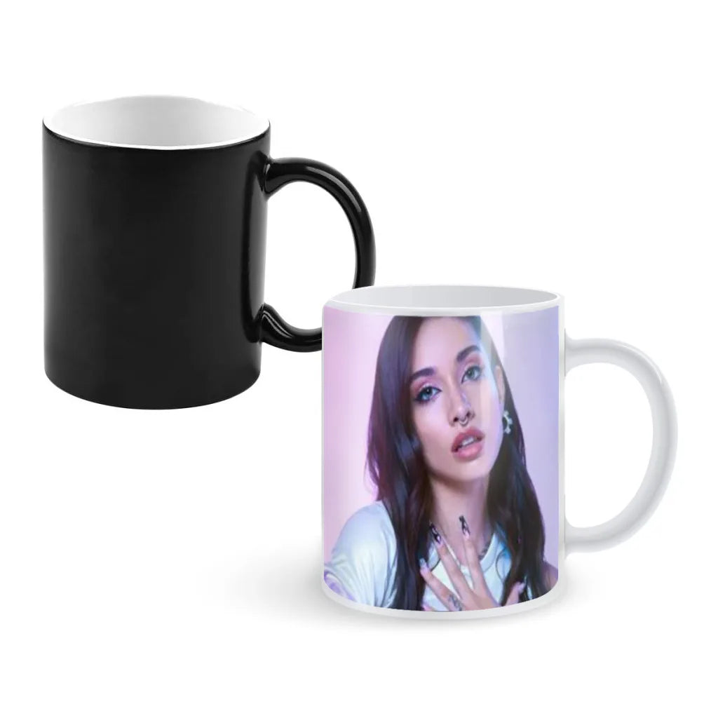Maria Becerra La Nena de Argentina Movie Friends Birthday Gifts Color Changing Magic Ceramic Creative Coffee Mugs Tea Cups
