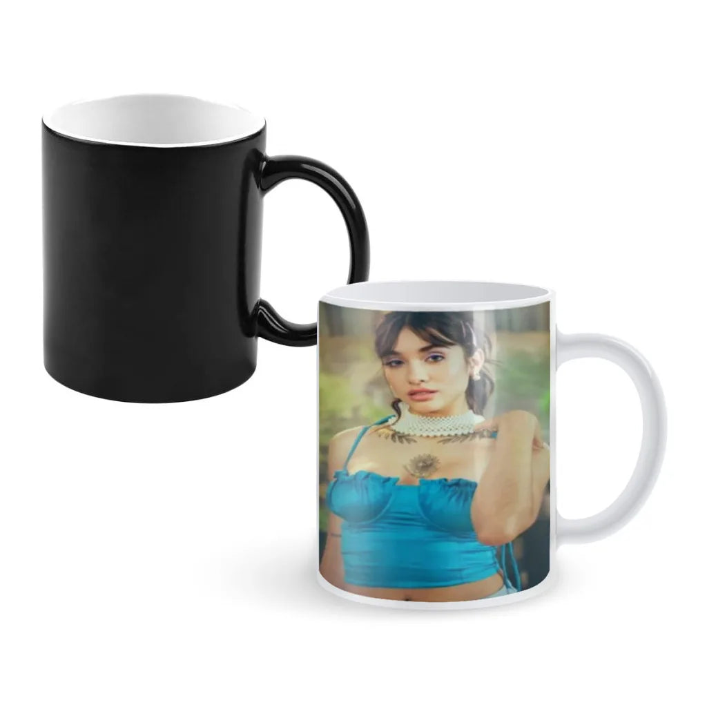Maria Becerra La Nena de Argentina Movie Friends Birthday Gifts Color Changing Magic Ceramic Creative Coffee Mugs Tea Cups