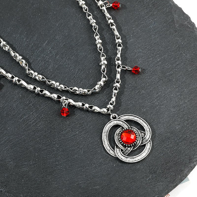 Fashion Alloy Silver Necklace Jewellery