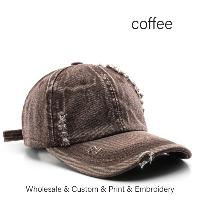 Custom Cap Embroidery Print Baseball Cap for Men and Women