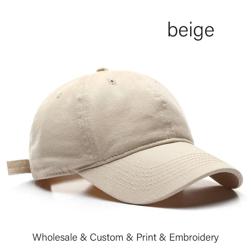 Custom Hat LOGO Embroidery Baseball Cap for Women and Men Picture DIY Print Fashion Summer Sun Hat High-quality Unisex