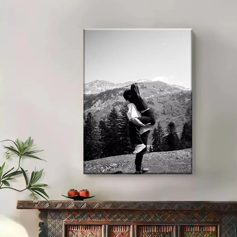 Custom Print on Canvas Paintings Wall Art Poster Pictures for Living Room Home Decor Waterproof Painting Customized Gifts