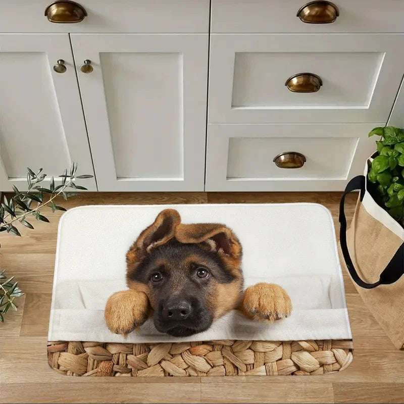 Personalized Custom Photo Logo Front Door Mat Anti-Slip Absorbent Customized DIY Print Doormat Living Room Entrance Rug Carpet