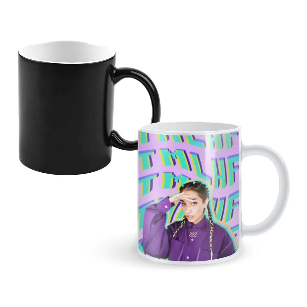 Maria Becerra La Nena de Argentina Movie Friends Birthday Gifts Color Changing Magic Ceramic Creative Coffee Mugs Tea Cups