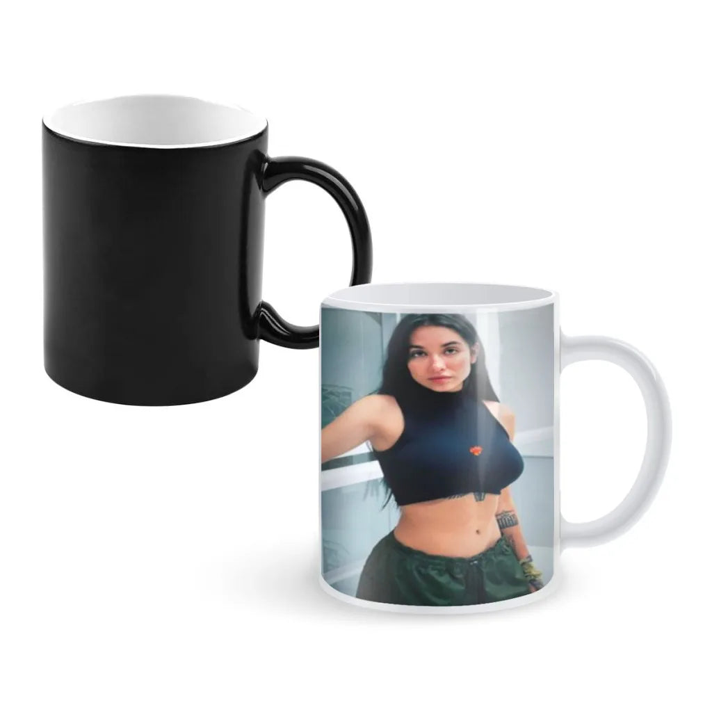 Maria Becerra La Nena de Argentina Movie Friends Birthday Gifts Color Changing Magic Ceramic Creative Coffee Mugs Tea Cups