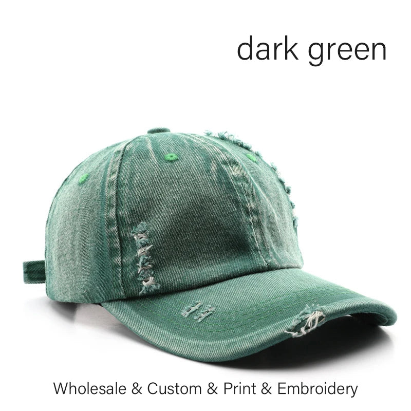 Custom Cap Embroidery Print Baseball Cap for Men and Women