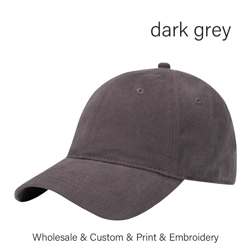 SLECKTON Custom Logo Baseball Cap for Men and Women Embroidery Logo Design Brand DIY Picture Print Deepen The Cap Wholesale