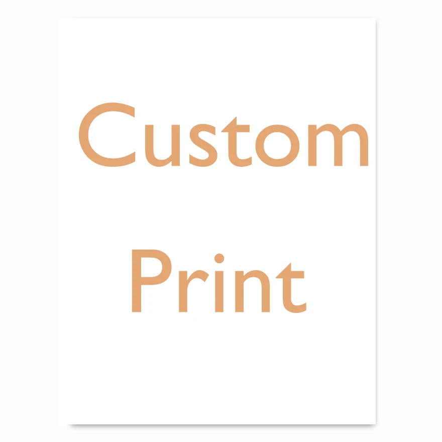 Wall Art with Your Photo Painting Decoration Picture for Living Room Personalized Gift Custom Poster Any Size Print