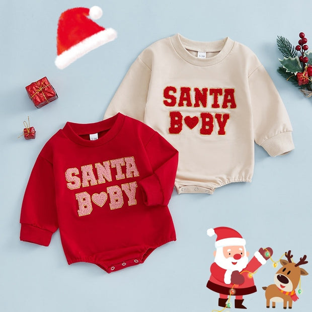 Christmas Clothes For Girls Boys Casual Sweatshirt BodySuit