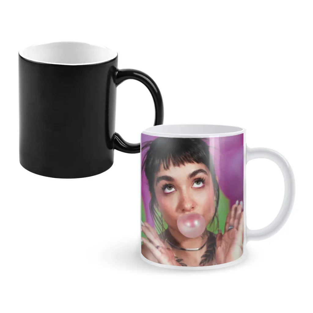 Maria Becerra La Nena de Argentina Movie Friends Birthday Gifts Color Changing Magic Ceramic Creative Coffee Mugs Tea Cups