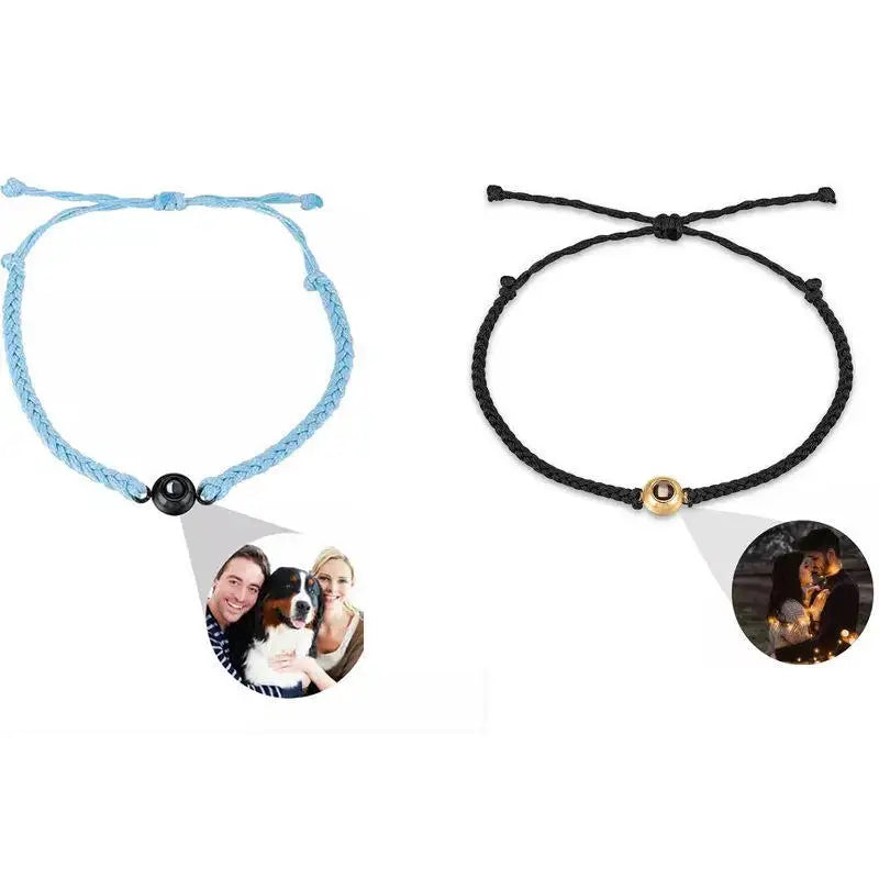 Custom Bracelets with Picture inside Customized Projection Bracelets with Photos Bracelet Personalized Photo Memorial Gifts