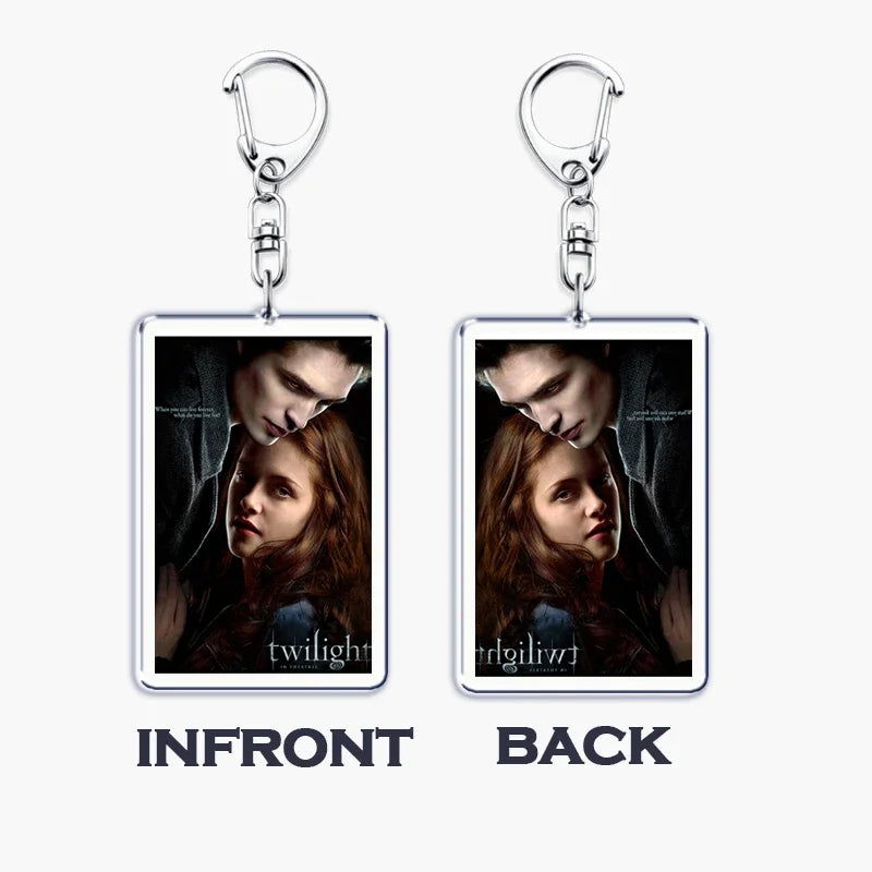 Custom Keychain Key Chain Photo Customized Movie Idol Pet Family Image Picture Personalized Keyrings Friends Birthday Fans Gifts