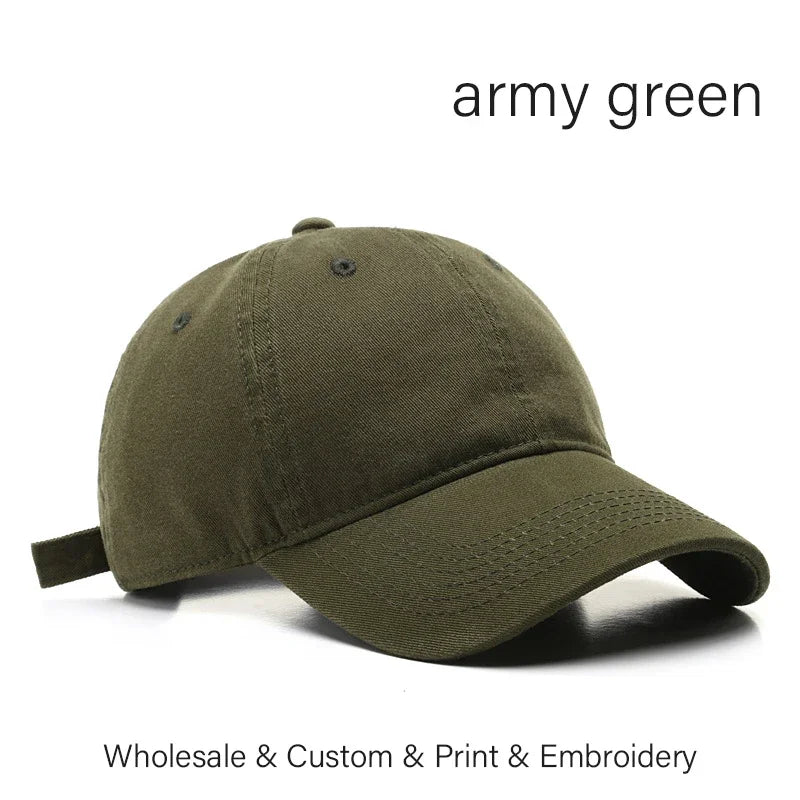 Custom Hat LOGO Embroidery Baseball Cap for Women and Men Picture DIY Print Fashion Summer Sun Hat High-quality Unisex