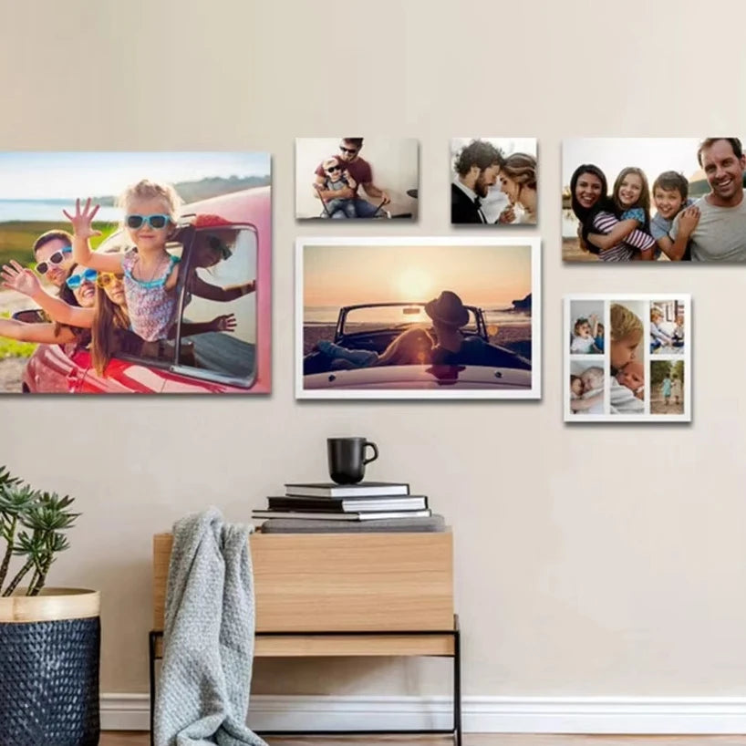 Personalized Canvas Painting custom Wedding Family Life Photos custom Posters Wall Art Custom Holiday Birthday Gifts Room Decor