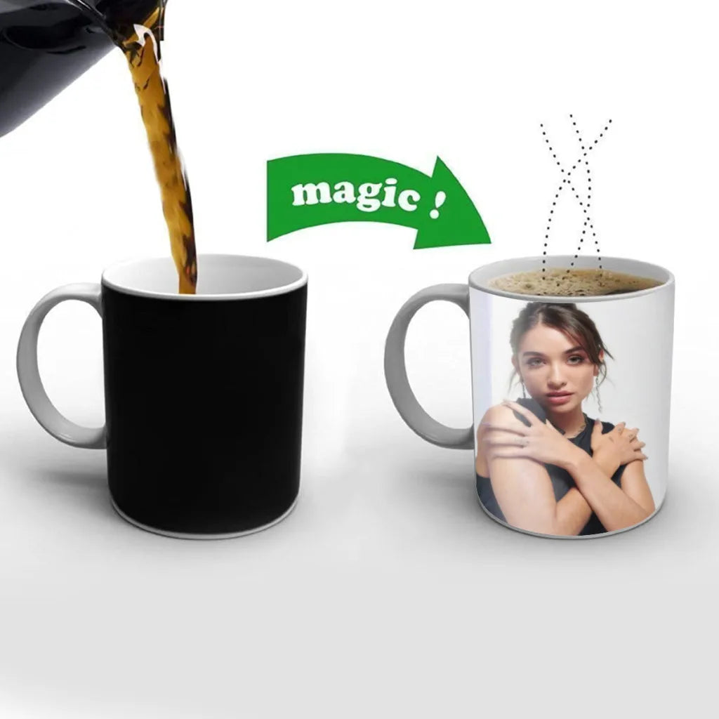 Maria Becerra La Nena de Argentina Movie Friends Birthday Gifts Color Changing Magic Ceramic Creative Coffee Mugs Tea Cups