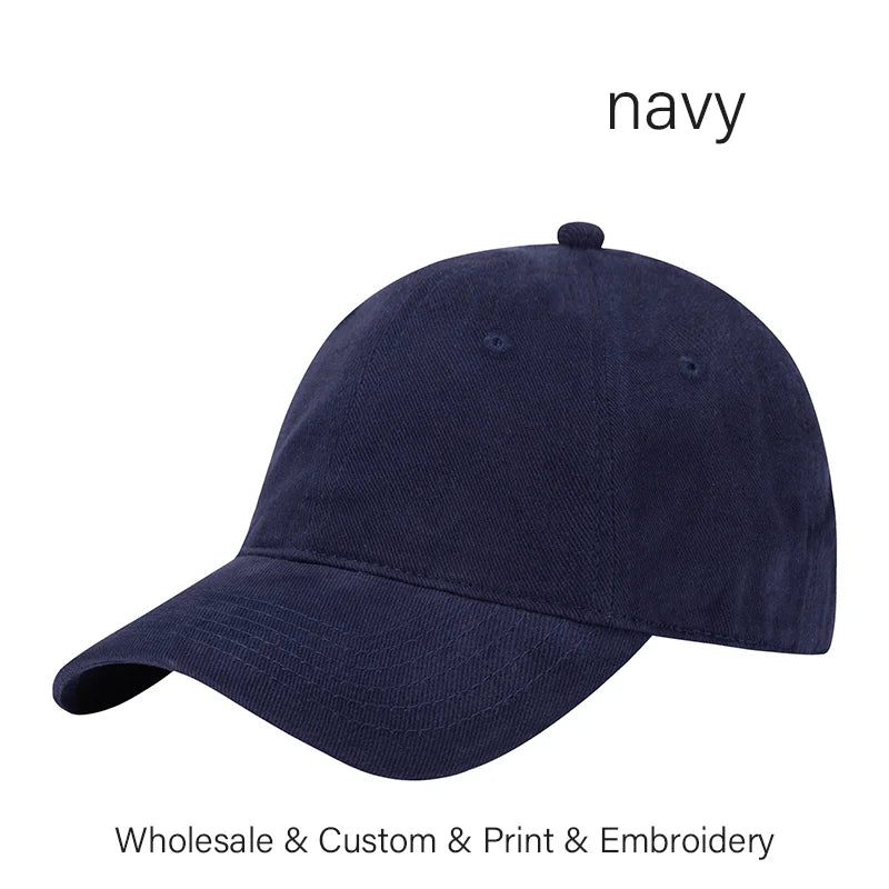 SLECKTON Custom Logo Baseball Cap for Men and Women Embroidery Logo Design Brand DIY Picture Print Deepen The Cap Wholesale