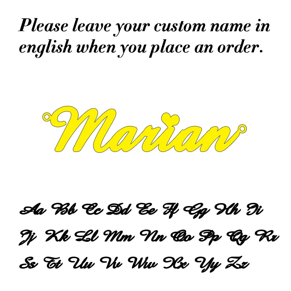 Personalized Custom Name Shoe-buckle Stainless Steel Gift For Women Boyfriend Girlfriend Family Wedding Jewelry Gift
