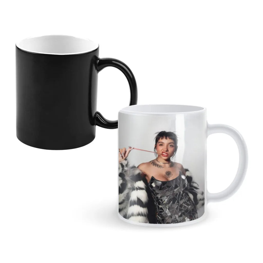 Maria Becerra La Nena de Argentina Movie Friends Birthday Gifts Color Changing Magic Ceramic Creative Coffee Mugs Tea Cups