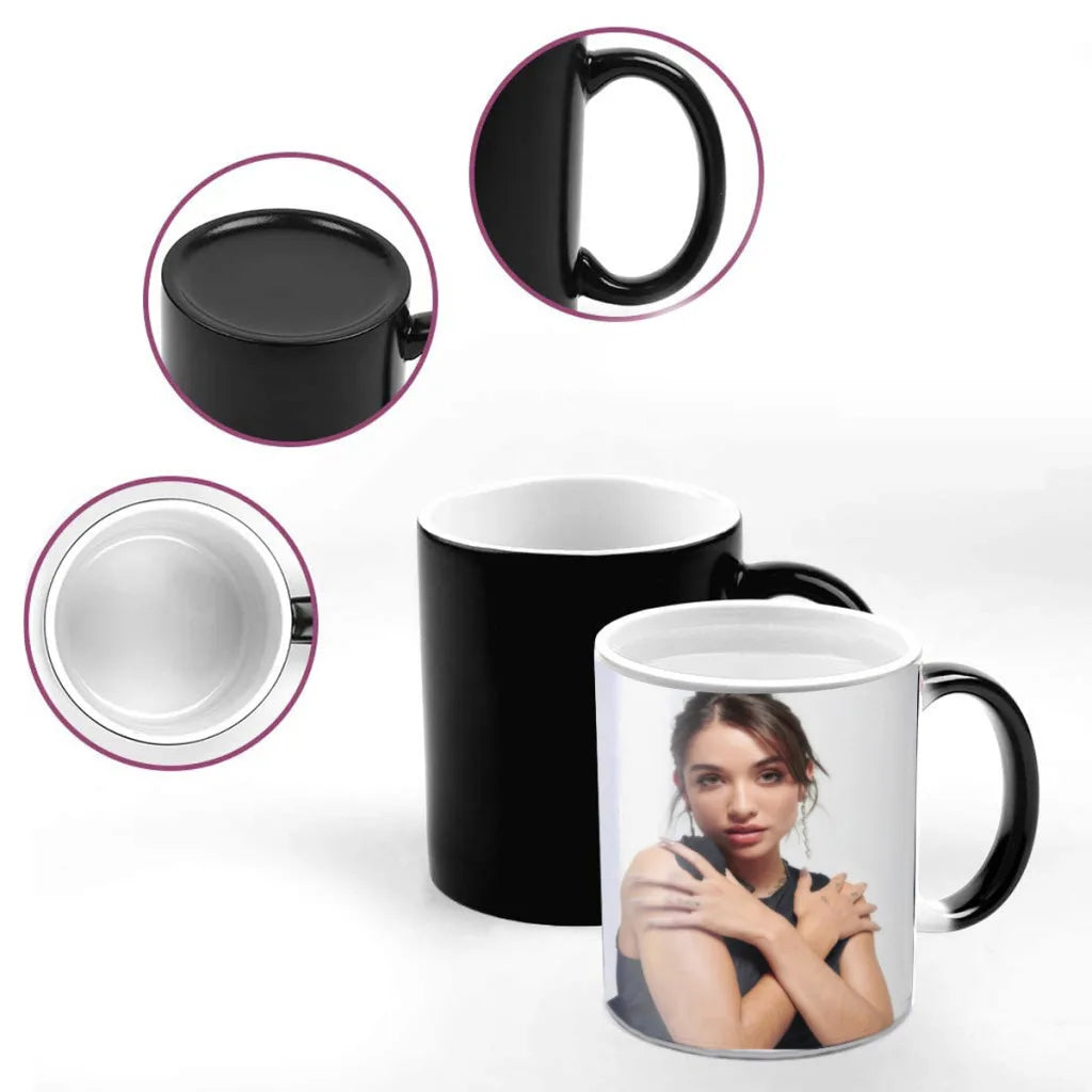 Maria Becerra La Nena de Argentina Movie Friends Birthday Gifts Color Changing Magic Ceramic Creative Coffee Mugs Tea Cups