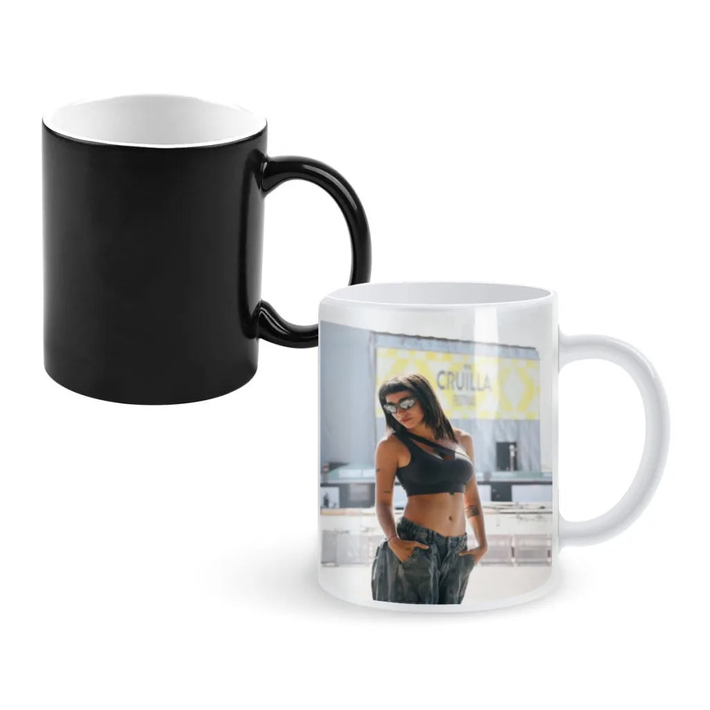 Maria Becerra La Nena de Argentina Movie Friends Birthday Gifts Color Changing Magic Ceramic Creative Coffee Mugs Tea Cups
