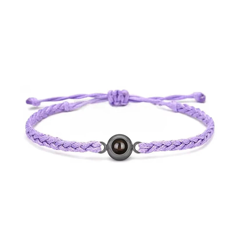 Projection Photo Bracelets Photo Jewelry Personalized Bracelet with Photos Custom Bracelet with Picture Inside Memorial Gifts