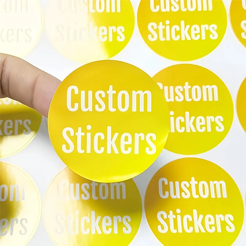 Custom Design Stickers for Any Occasion - Upload Logo/Photo to Create Personalized Decals, Event Decor & Gift Labels