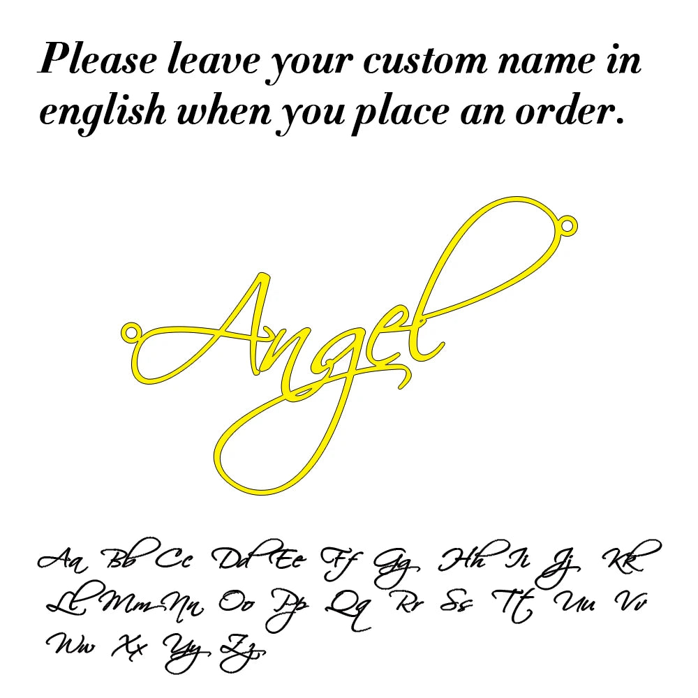 Personalized Custom Name Shoe-buckle Stainless Steel Gift For Women Boyfriend Girlfriend Family Wedding Jewelry Gift